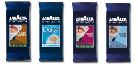 Lavazza Crema & Aroma, Decaffeinated, Aroma Club and Aroma Point coffees