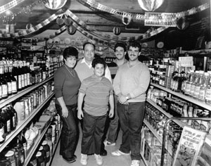 Joe, Antoinette, Joe Jr. and David in the Public Market